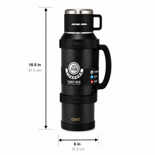 Mountain Mate Steel Thermal Insulated Sports Bottle Black 4.2L