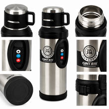 Mountain Mate Steel Thermal Insulated Sports Bottle Silver 4.2L