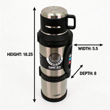 Mountain Mate Steel Thermal Insulated Sports Bottle Silver 4.2L