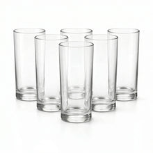 Set of 6 Clear Glass Tumbler Set - 355ml (12oz)