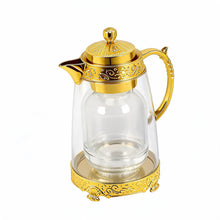 Gilded Classic Clear Thermal Flask Gold 1L