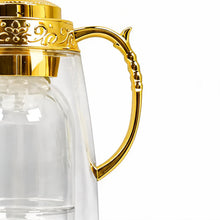 Gilded Classic Clear Thermal Flask Gold 1L