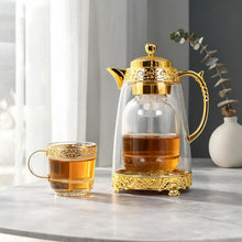 Gilded Classic Clear Thermal Flask Gold 1L