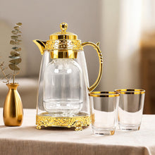 Gilded Classic Clear Thermal Flask Gold 1L