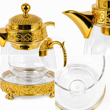 Gilded Classic Clear Thermal Flask Gold 1L