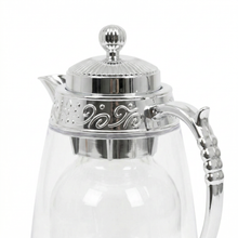 Gilded Classic Clear Thermal Flask Silver 1L