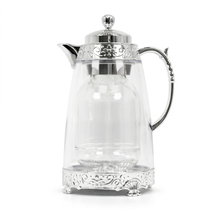 Gilded Classic Clear Thermal Flask Silver 1L