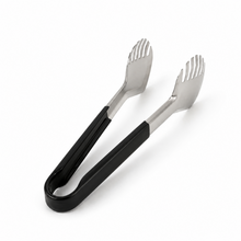 Professional Stainless Steel Pasta Server - Black Ergonomic Handle