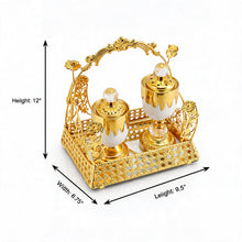 Ornate Golden Incense and Perfume Gift Set