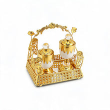 Ornate Golden Incense and Perfume Gift Set