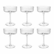 6-Piece Stemmed Glass Dessert Cup Set