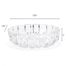 Crystal Cut Glass Serving Bowl