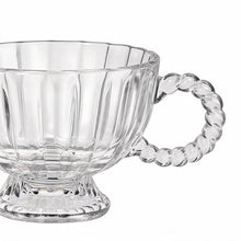 Vintage Style Glass Serving Cups - 6 Piece