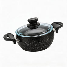 Lavonni 18CM Black Granite Deep Pot Rounded