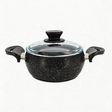 Lavonni 18CM Black Granite Deep Pot Rounded