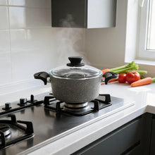 Lavonni 20CM Gray Granite Deep Pot Traditional