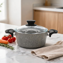 Lavonni 20CM Gray Granite Deep Pot Traditional