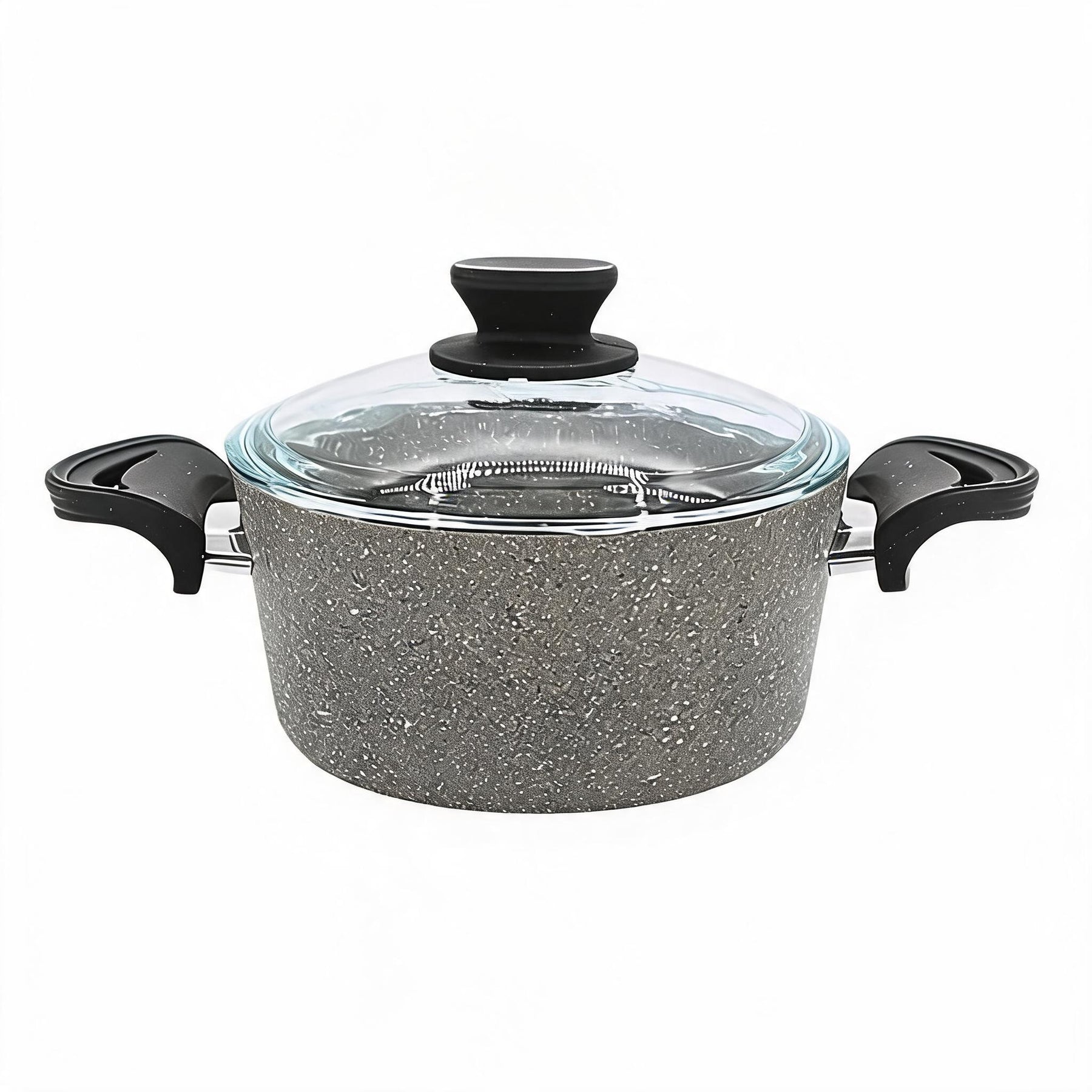 Lavonni 20CM Gray Granite Deep Pot Traditional