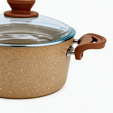 Lavonni 22CM Beige Granite Deep Pot Traditional