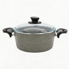 Lavonni 8.5" - 22cm Gray Granite Deep Pot Traditional
