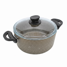 Lavonni 24CM Gray Granite Deep Pot Traditional