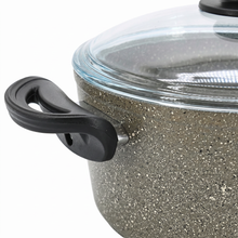 Lavonni 24CM Gray Granite Deep Pot Traditional