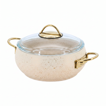 Lavonni 22CM Beige Granite Deep Pot Rounded