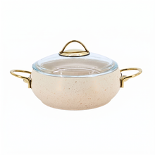 Lavonni 22CM Beige Granite Deep Pot Rounded