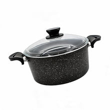 Lavonni 26CM Black Granite Deep Pot Traditional