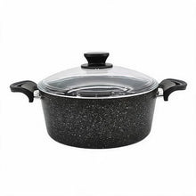 Lavonni 26CM Black Granite Deep Pot Traditional