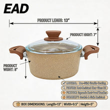 Lavonni 20CM Beige Granite Deep Pot Traditional