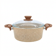 Lavonni 24CM Beige Granite Deep Pot Traditional