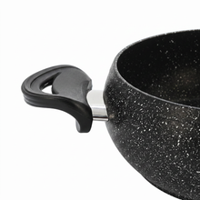 Lavonni 20CM Black Granite Deep Pot Rounded