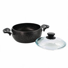 Lavonni 22CM Black Granite Deep Pot Rounded