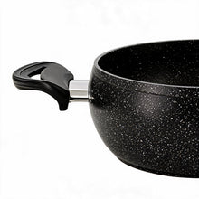 Lavonni 22CM Black Granite Deep Pot Rounded