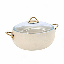 Lavonni 28CM Beige Granite Deep Pot Rounded