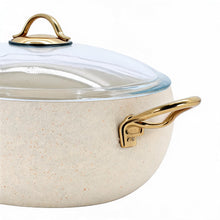 Lavonni 28CM Beige Granite Deep Pot Rounded