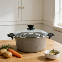 Lavonni 28CM Gray Granite Deep Pot Traditional