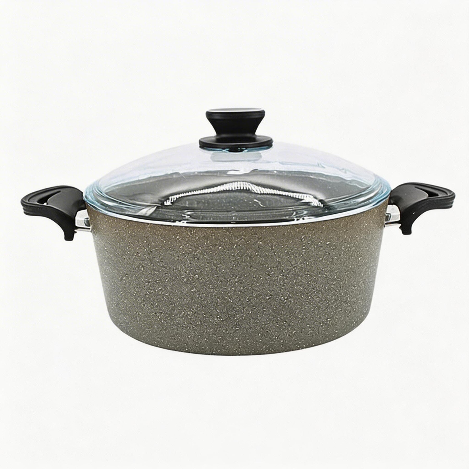 Lavonni 28CM Gray Granite Deep Pot Traditional