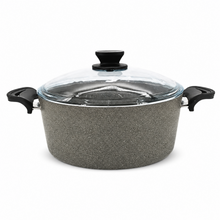 Lavonni 28CM Gray Granite Deep Pot Traditional