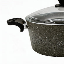 Lavonni 26CM Gray Granite Deep Pot Traditional