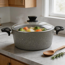 Lavonni 26CM Gray Granite Deep Pot Traditional