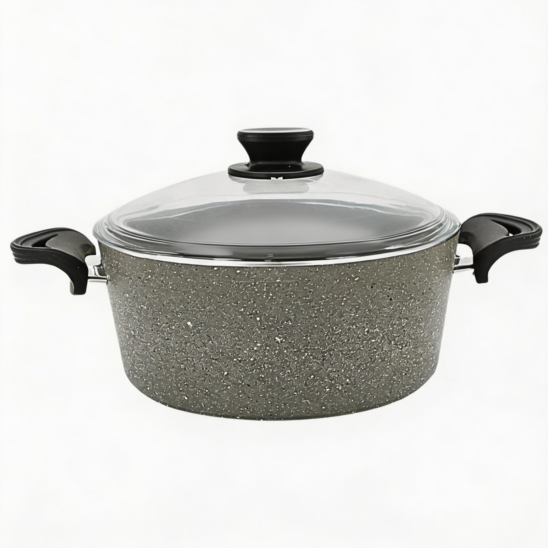 Lavonni 26CM Gray Granite Deep Pot Traditional