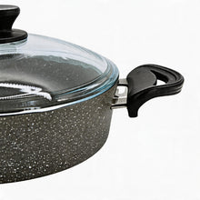 Lavonni 26CM Gray Granite Low Pot Traditional