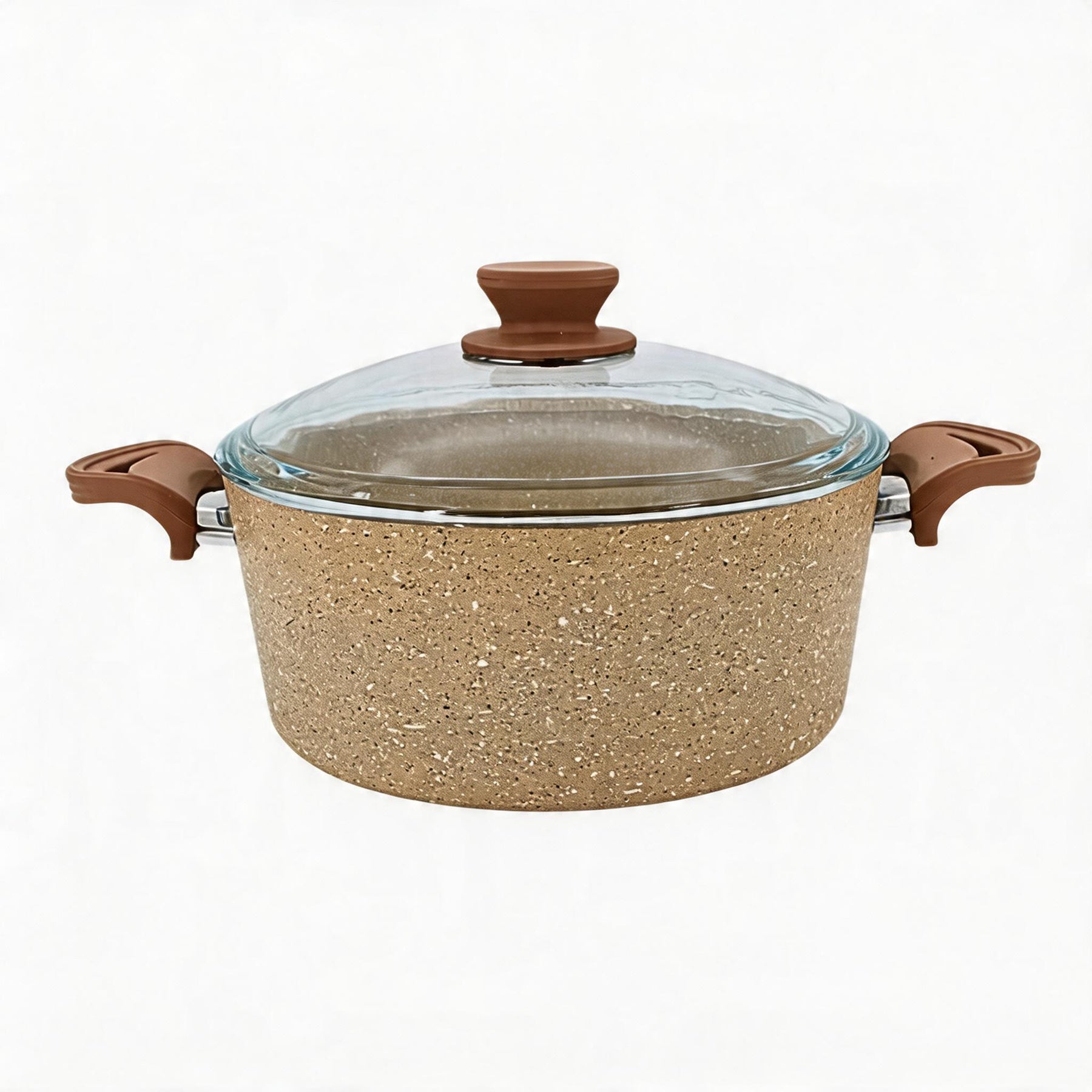 Lavonni 26CM Beige Granite Deep Pot Traditional
