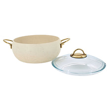 Lavonni 24CM Beige Granite Deep Pot Rounded