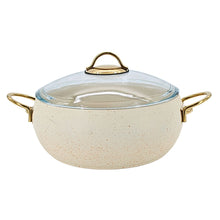 Lavonni 24CM Beige Granite Deep Pot Rounded