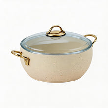 Lavonni 26CM Beige Granite Deep Pot Rounded