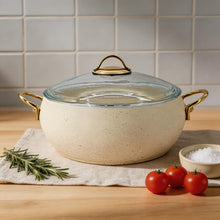 Lavonni 26CM Beige Granite Deep Pot Rounded