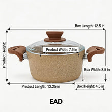 Lavonni 18CM Beige Granite Deep Pot Traditional